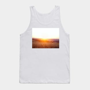 Sunset in the field Tank Top